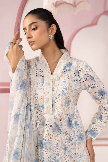MARIA B | DESI SUMMER PIE | 3 PIECE EMBROIDERED LAWN SUIT | DW-EA26-106-FEROZI