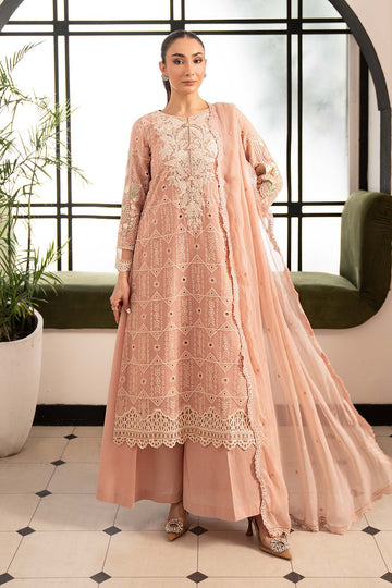MARIA B | DESI SUMMER PIE | 3 PIECE EMBROIDERED LAWN SUIT | DW-EA26-80-PINK