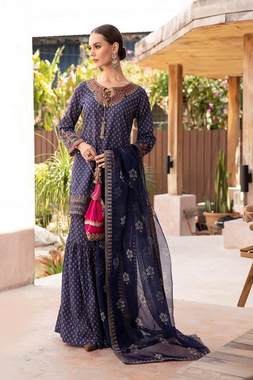 MARIA B | LUXURY PRET | 3 PIECE PRINTED LAWN SUIT | DW-EF23-14R1