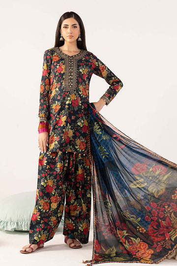 MARIA B | DESI SUMMER PIE | 3 PIECE EMBROIDERED LAWN SUIT | DW-PF25-63R1-TEAL