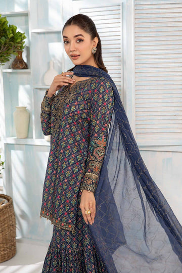 MARIA B | LUXURY PRET | PRINTED LAWN SUIT | DW-EA24-71