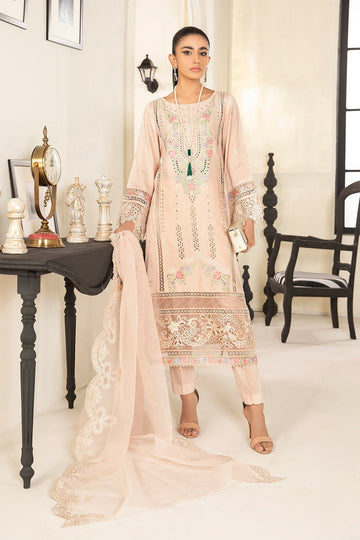 MARIA B | READY TO WEAR | 3 PIECE EMBROIDERED DOBBY SUIT | DW-EF24-16