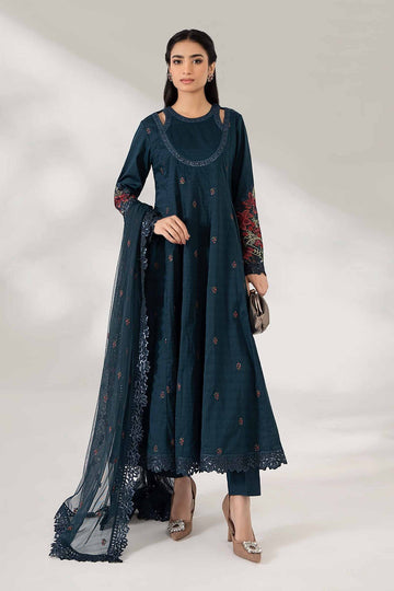 MARIA B | LUXURY PRET | 3 PIECE EMBROIDERED DOBBY LAWN SUIT | DW-PF24-05