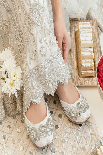DAZZLE | KHUSSA SHOES | DILAFSHA (OFF-WHITE)