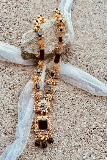 KOH-E-GEM | JEWELLERY | DUNE DEFINED MALAA SET – BLACK
