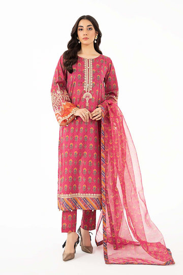 MARIA B | LUXURY PRET | 3 PIECE PRINTED LAWN SUIT | DW-EF22-61R1