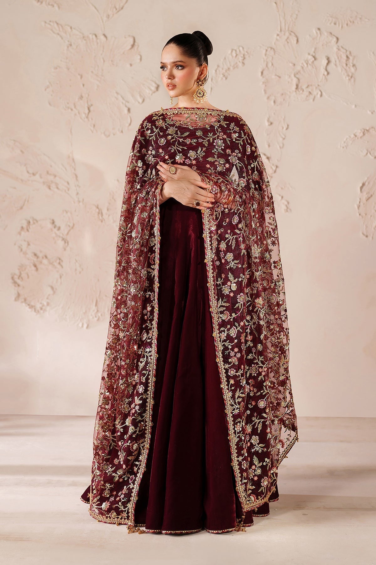 BAROQUE | PRET | EMBROIDERED VELVET PR-1211
