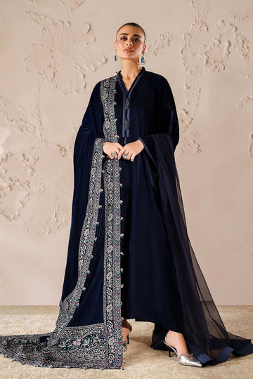 BAROQUE | SHAWLS | EMBROIDERED VELVET SHAWL VS-58