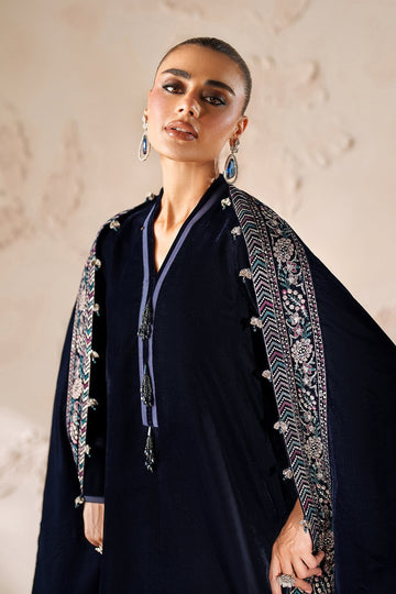 BAROQUE | SHAWLS | EMBROIDERED VELVET SHAWL VS-58