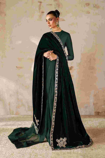 BAROQUE | SHAWLS | EMBROIDERED VELVET SHAWL VS-59