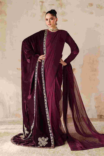 BAROQUE | SHAWLS | EMBROIDERED VELVET SHAWL VS-60