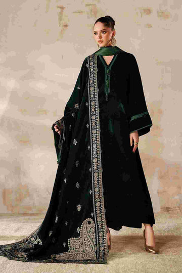 BAROQUE | SHAWLS | EMBROIDERED VELVET SHAWL VS-63