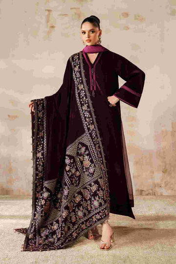 BAROQUE | SHAWLS | EMBROIDERED VELVET SHAWL VS-64