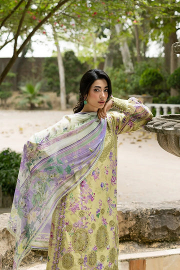 ELAF PREMIUM | SIGNATURE EMBROIDERED LAWN COLLECTION VOL II '26 | ESG-8A OLIVIA