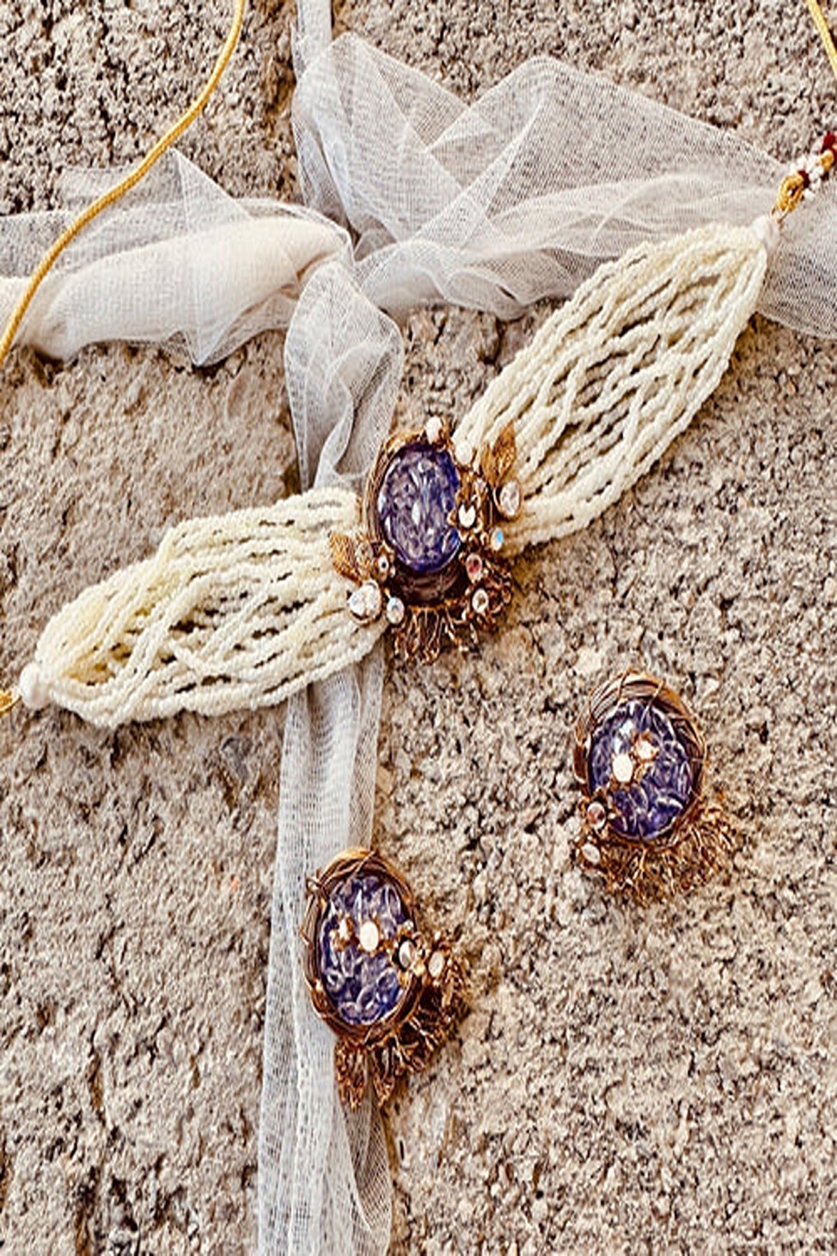 KOH-E-GEM | JEWELLERY | ELARA CHOKER SET – PURPLE