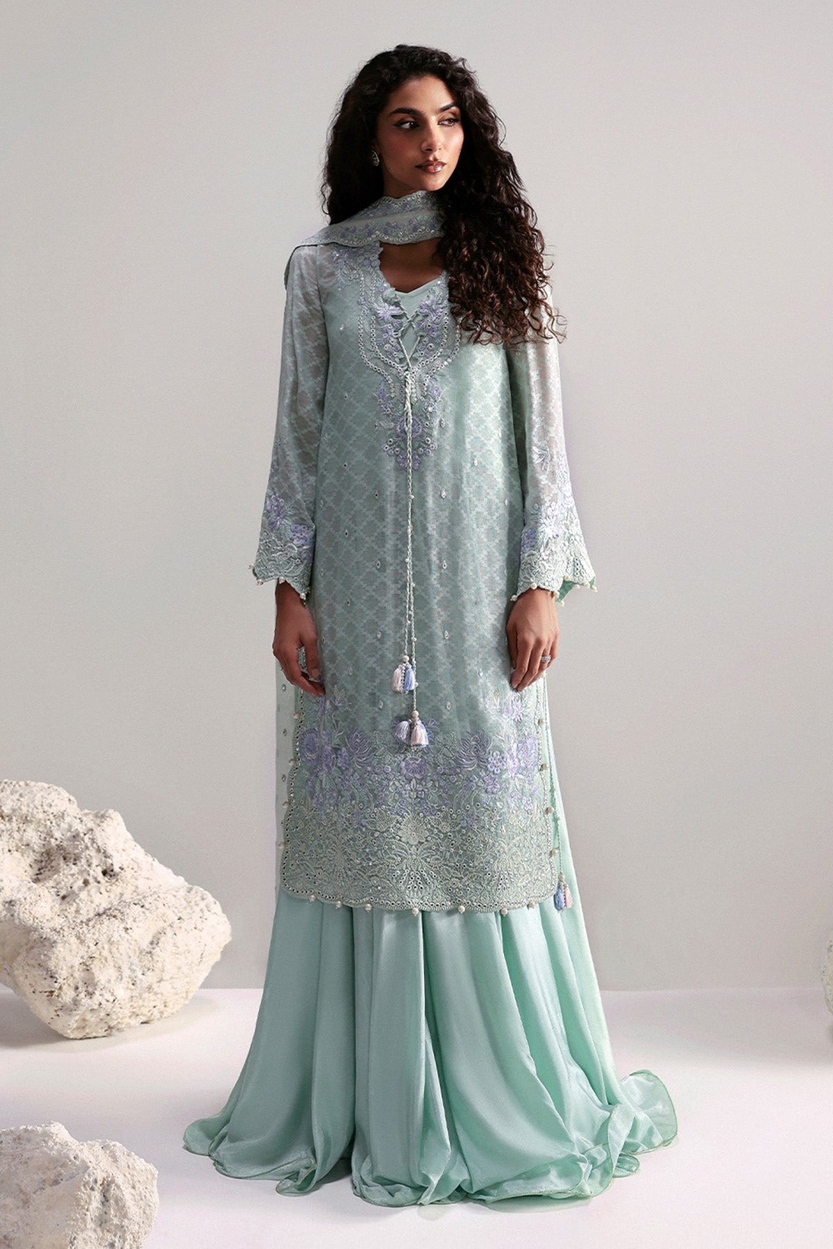 AFROZEH | SLATE LUXURY PRET | ELYSIA