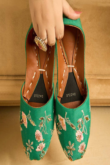 DAZZLE | KHUSSA SHOES | EMERALD