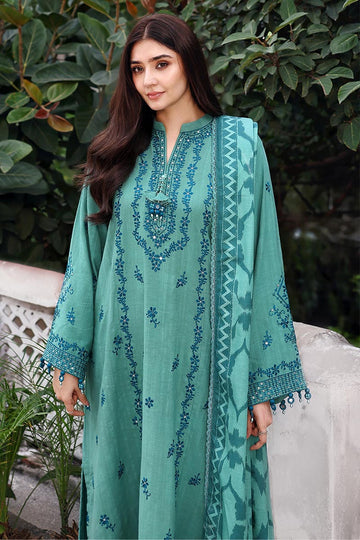 CROSS STITCH | KHADDAR-LINEN-MARINA'25 | FLEUR WHISPER