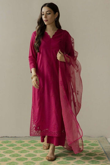 DYOT | MONSOON 23 | FUCHSIA PINK OUTFIT | 3PC