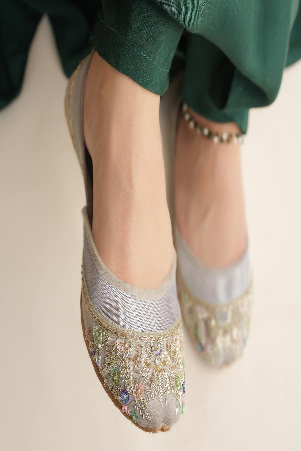 DAZZLE | KHUSSA SHOES | FAITH (GREY)