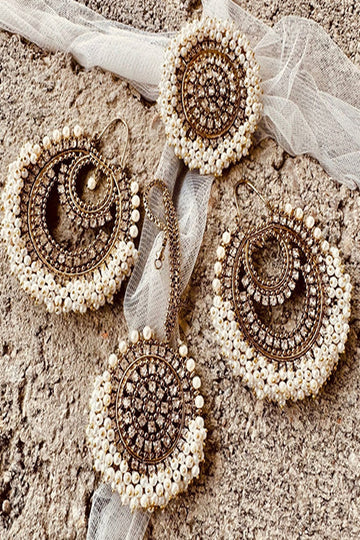 KOH-E-GEM | JEWELLERY | GAJRA ROYALE SET