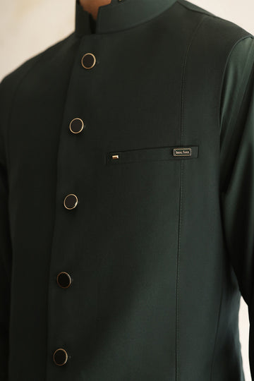 ISMAIL FARID | GREEN CLASSIC WAISTCOAT