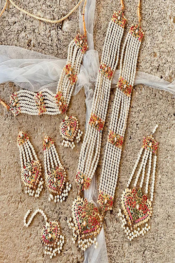KOH-E-GEM | JEWELLERY | HYDERABADI MULTI-COLOR BRIDAL SET