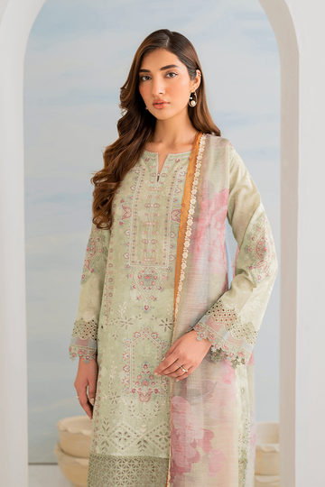 IZNIK | GUZEL LAWN | IGL-02 EMBROIDERED LAWN