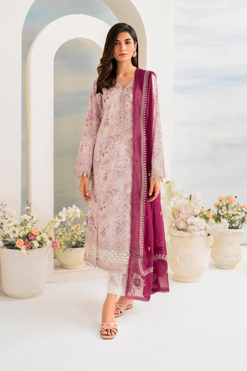 IZNIK | GUZEL LAWN | IGL-08 EMBROIDERED LAWN