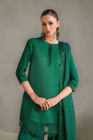 IZNIK | LUXURY PRET | IP-337 EMBROIDERED RAWSILK