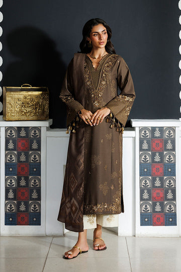IZNIK | PRE-FALL'26 | IPF-25 EMBROIDERED PRINTED VISCOSE LINEN