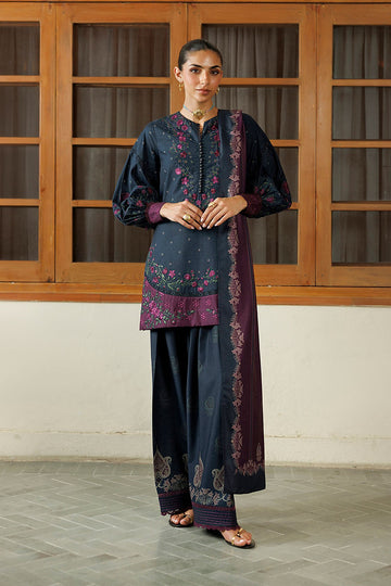 IZNIK | PRE-FALL'26 | IPF-26 EMBROIDERED PRINTED VISCOSE LINEN