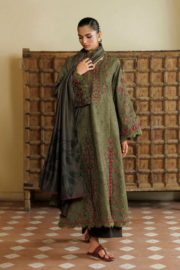 IZNIK | PRE-FALL'26 | IPF-27 EMBROIDERED PRINTED VISCOSE LINEN