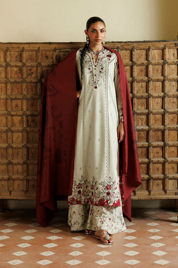 IZNIK | PRE-FALL'26 | IPF-28 EMBROIDERED PRINTED VISCOSE LINEN