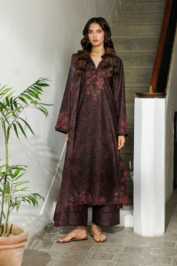 IZNIK | PRE-FALL'26 | IPF-29 EMBROIDERED PRINTED VISCOSE LINEN