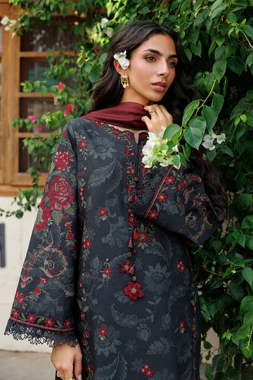 IZNIK | PRE-FALL'26 | IPF-31 EMBROIDERED PRINTED VISCOSE LINEN
