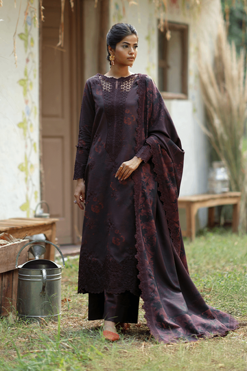 IZNIK | PREMIUM WINTER | IPK-04 EMBROIDERED SLUB KHADDAR