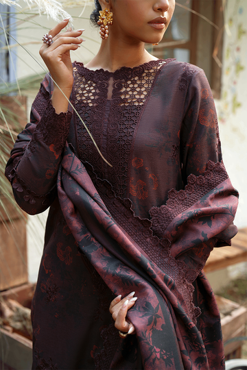 IZNIK | PREMIUM WINTER | IPK-04 EMBROIDERED SLUB KHADDAR