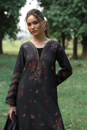 IZNIK | PREMIUM WINTER | IPK-07 EMBROIDERED SLUB KHADDAR