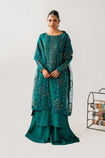 IZNIK | LUXE RAWSILK | IRS-20 EMBROIDERED RAWSILK