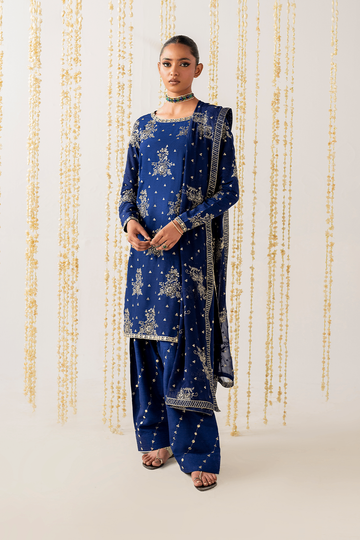 IZNIK | LUXE RAWSILK | IRS-21 EMBROIDERED RAWSILK