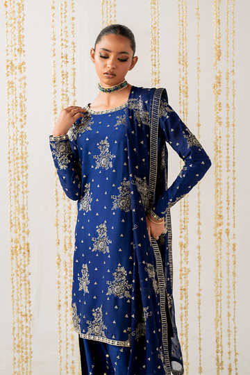 IZNIK | LUXE RAWSILK | IRS-21 EMBROIDERED RAWSILK