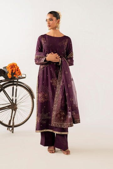 IZNIK | LUXE RAWSILK | IRS-22 EMBROIDERED RAWSILK
