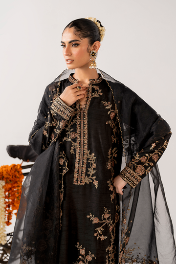 IZNIK | LUXE RAWSILK | IRS-23 EMBROIDERED RAWSILK