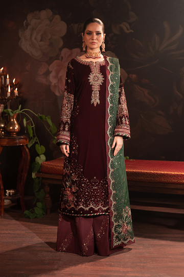 IZNIK | EXCLUSIVE VELVET | IV-39 EMBROIDERED VELVET