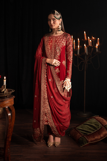 IZNIK | EXCLUSIVE VELVET | IV-40 EMBROIDERED VELVET