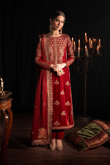 IZNIK | EXCLUSIVE VELVET | IV-40 EMBROIDERED VELVET