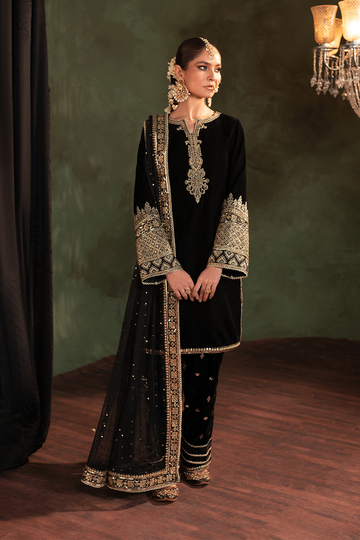 IZNIK | EXCLUSIVE VELVET | IV-41 EMBROIDERED VELVET