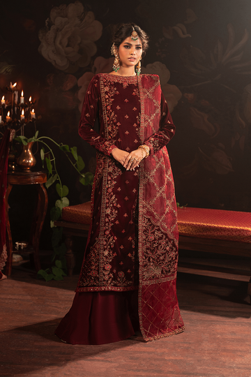 IZNIK | EXCLUSIVE VELVET | IV-45 EMBROIDERED VELVET