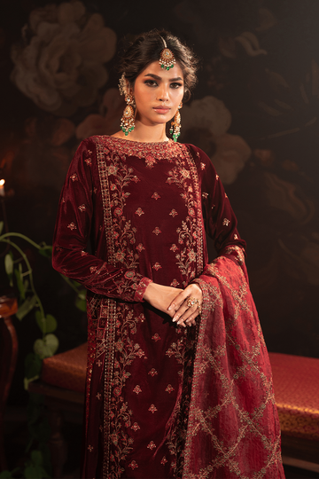 IZNIK | EXCLUSIVE VELVET | IV-45 EMBROIDERED VELVET